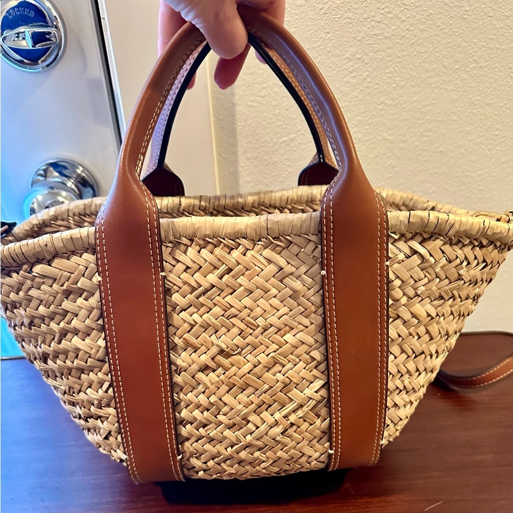 Mango Woven Basket Bag - Picture 5 of 7